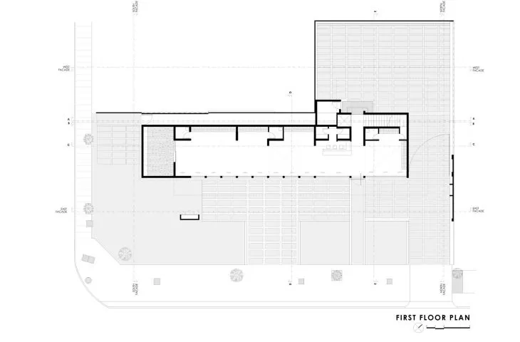 Showroom firmy Porcelanosa w Santiago