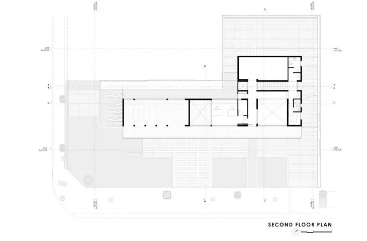 Showroom firmy Porcelanosa w Santiago