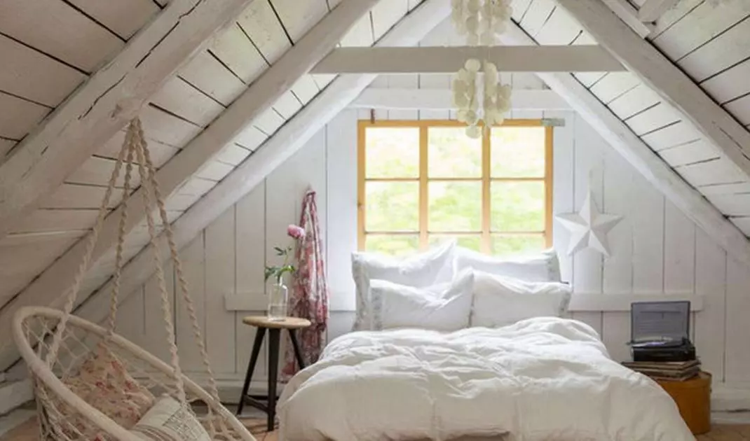 Boarded attic