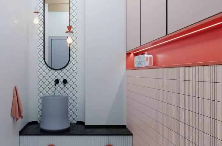 Toilet in bold design