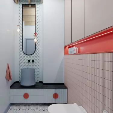 Toilet in bold design