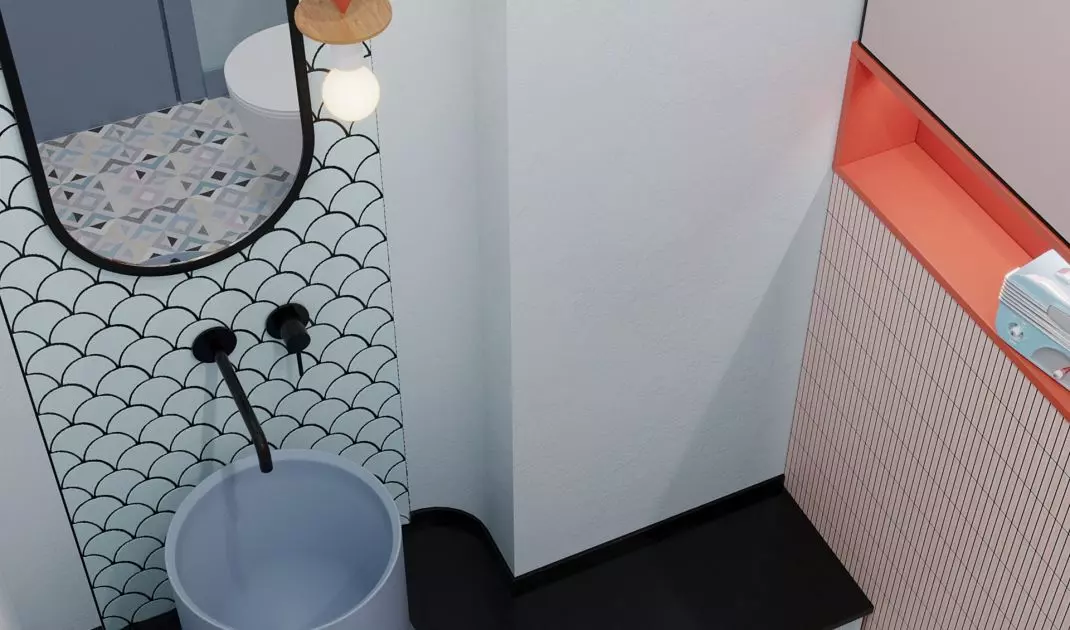 Toaleta w odważnej stylistyce