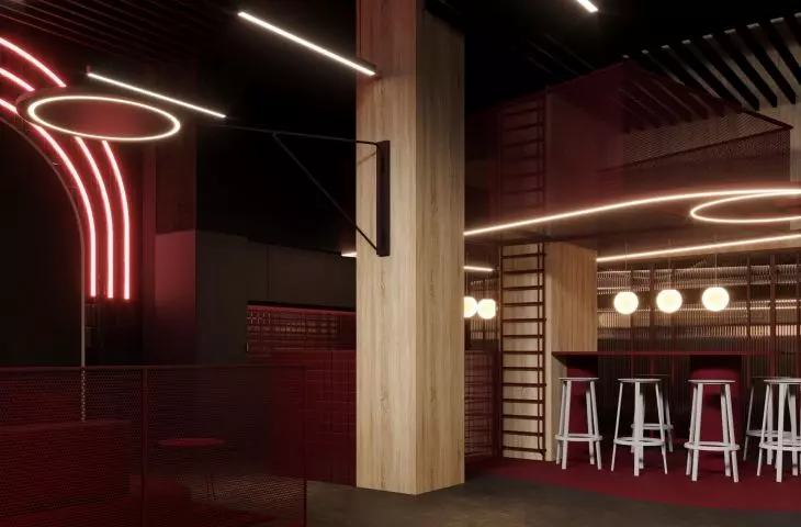 Adaptacja biurowca na akdemik w Poznaniu - proj. CDF Architekci/DOT.interiors
