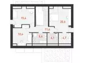 Attractive 1 - attic plan