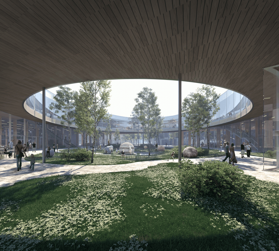 wizualizacja —
atrium