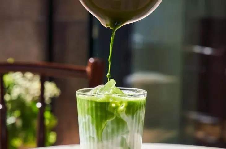 the main character of the interior is matcha