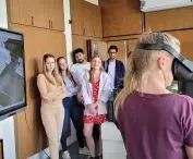 During the exhibition, the projects can be viewed using VR glasses