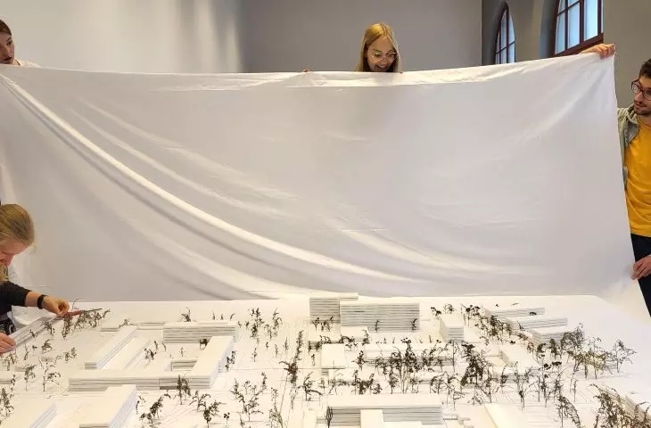 Mock-up as part of the 