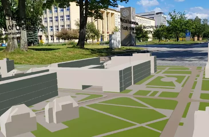Academic campus of Silesian University of Technology in VR