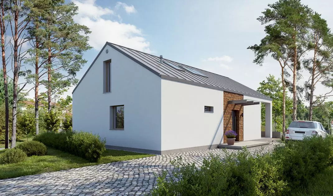 Single-family house in Rzeszotary