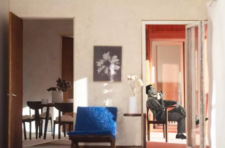 Interior of one of the apartments