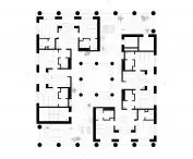 Second floor plan of the Rest House