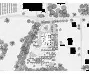 Projekt Domu wypoczynkowego w Sandomierzu, plan zagospodarowania terenu