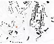 Plan Sandomierza i umiejscowienie projektu