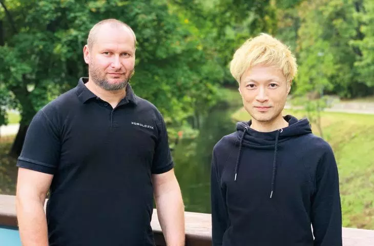 Adam Korulczyk i Yoichi Iida