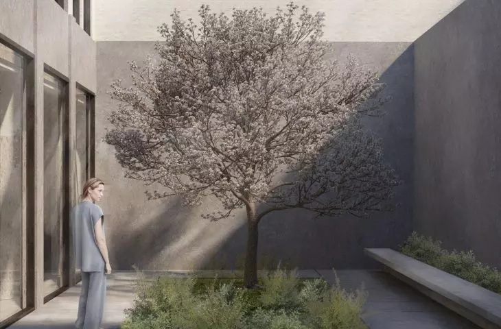 Inner courtyard