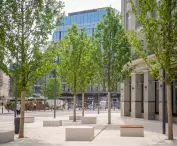 Plac Pięciu Rogów - Warszawa, po przebudowie - VII 2022
