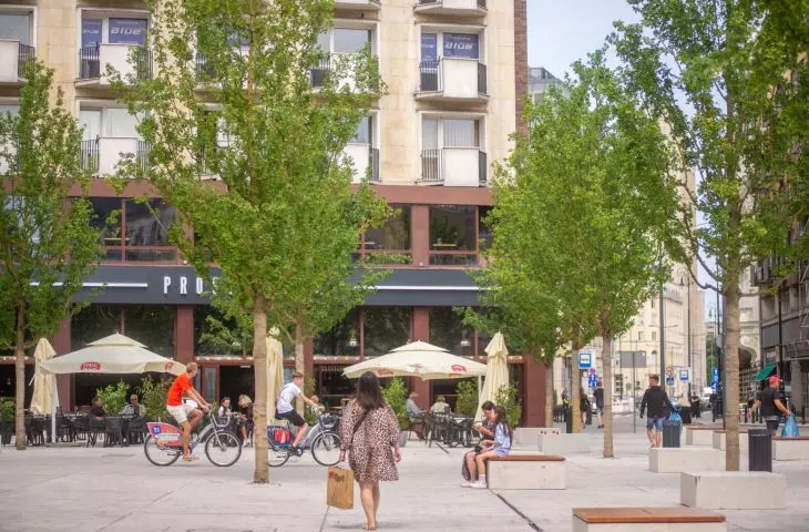 Five Corners Square - Warsaw, after reconstruction - VII 2022