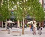 Plac Pięciu Rogów - Warszawa, po przebudowie - VII 2022
