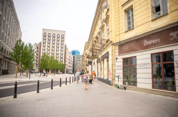 Five Corners Square - Warsaw, after reconstruction - VII 2022