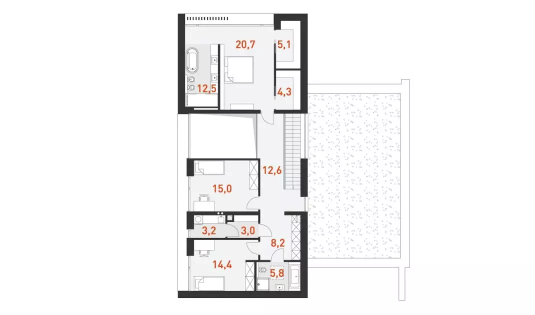 Autorski 1 - plan parteru