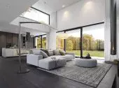 House with patio 1 - living room