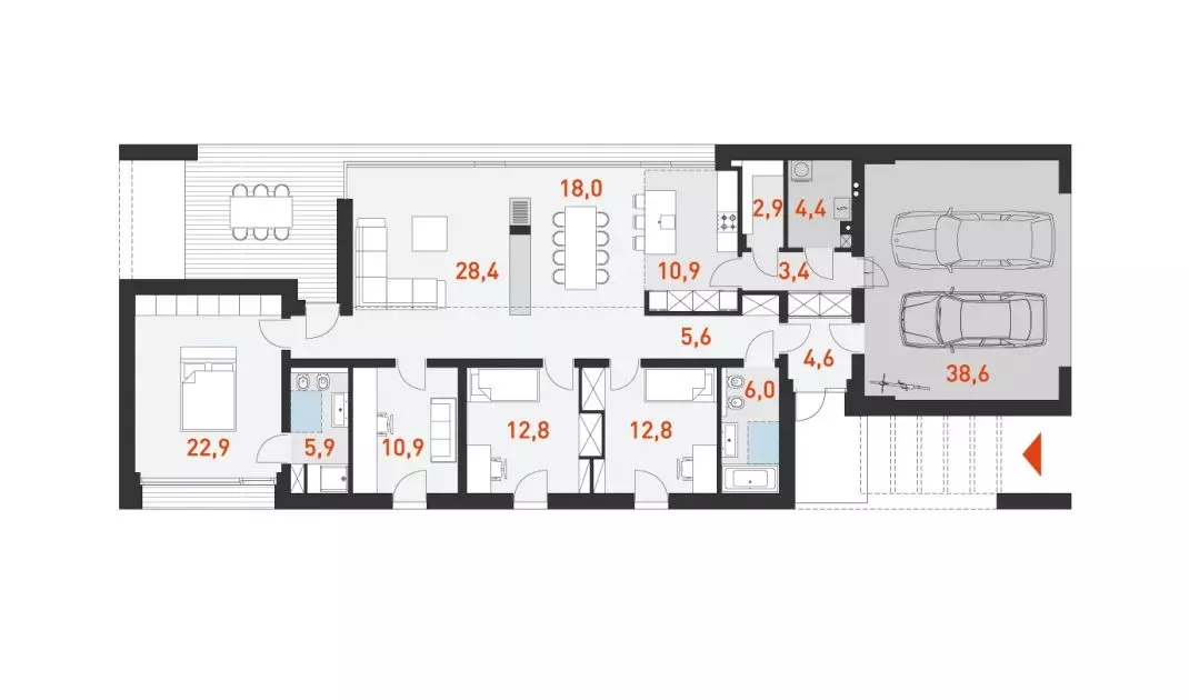 Parterowy 3 – plan