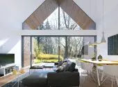 With an idea 3 - living room and terrace