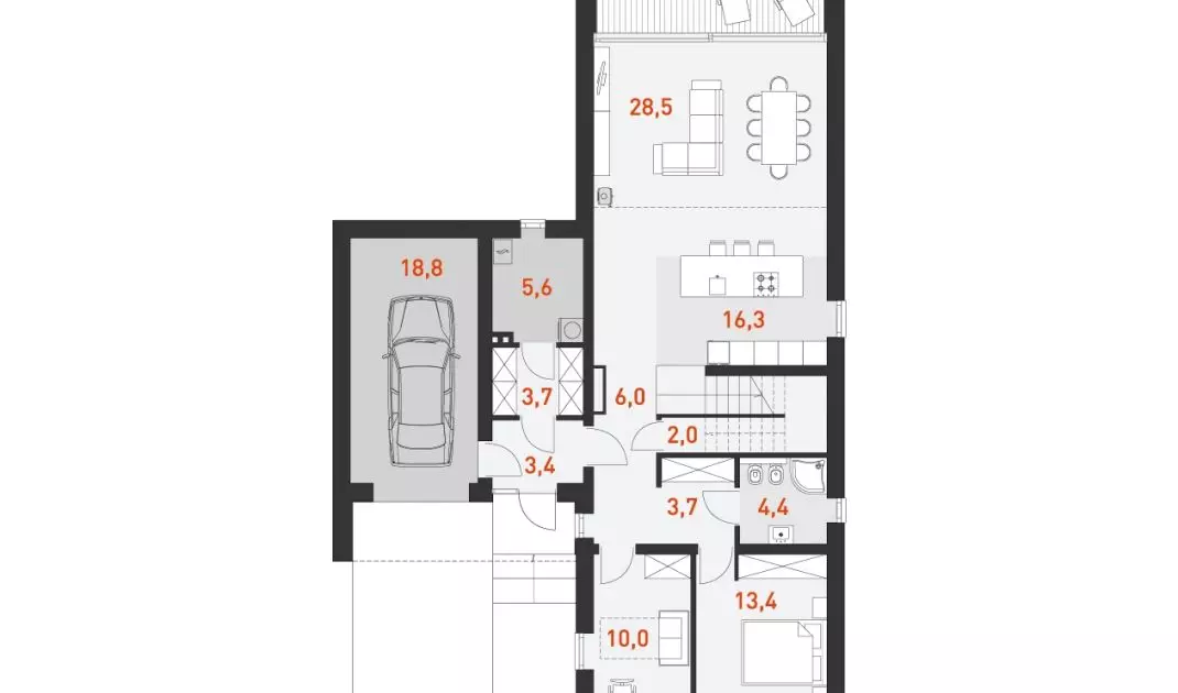 With an idea 3 - first floor plan