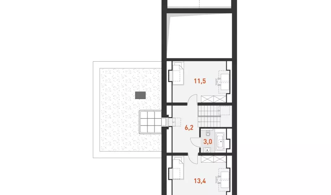 Z pomysłem 3 – plan poddasze