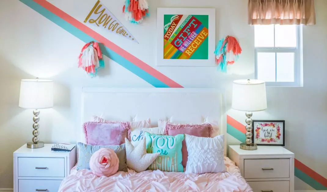 Interesting pillows will enliven the styling 