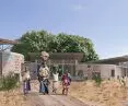 The design and implementation of a school in Ulyankulu, Tanzania, is the result of a collaboration between JEJU.studio and WayairFoundation