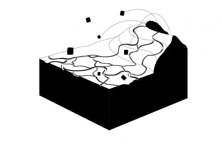 Volcano Visitors Centre project, conceptual diagram