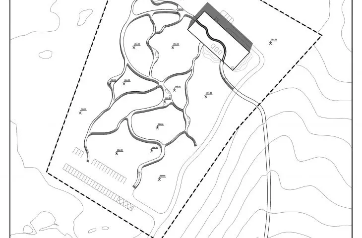 Volcano Visitors Centre project, land development