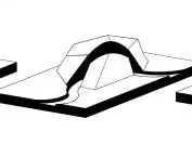 Volcano Visitors Centre project, schematic diagram of the facility's design