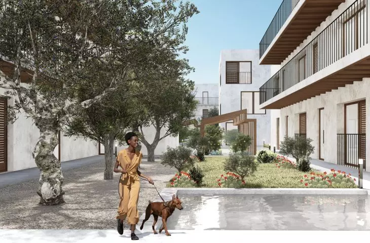 Low carbon housing development project in California