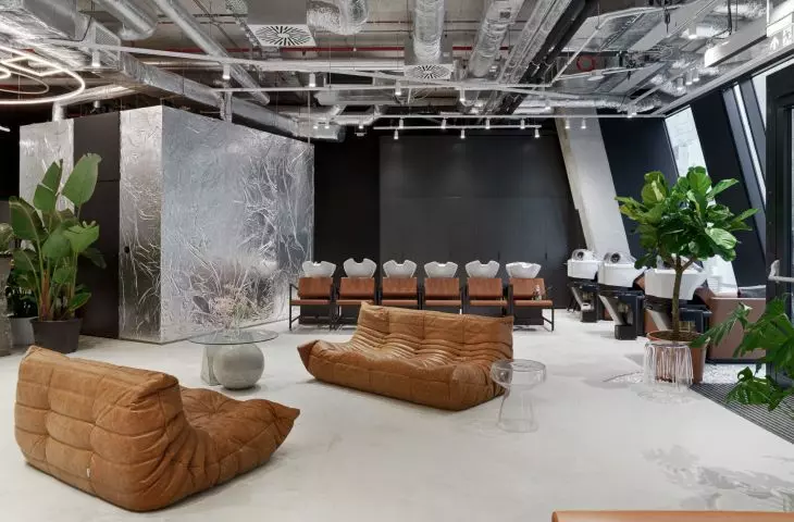 part of the living room walls were painted with black paint