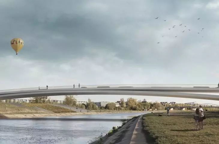 Projekt kładki Berdychowskiej w Poznaniu