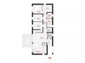 Economical 2B - first floor plan