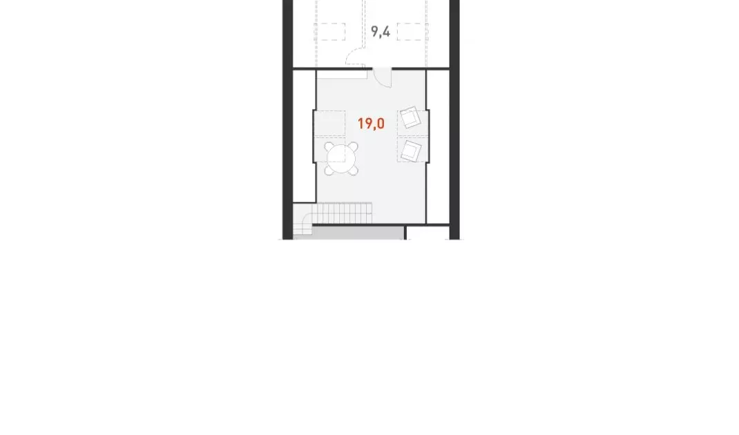 Economical 2B - attic plan
