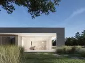 House design blended into the neighborhood