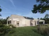 House design blended into the neighborhood
