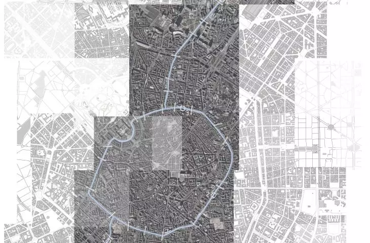 Canale della Vita project, map of the canal