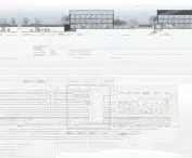Projekt modernizacji dworca Tarnów-Mościce, przekroje C-C, B-B i rzut poziomu +1