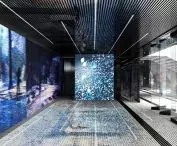 Interior of the multimedia pavilion