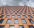 Elewacyjna z blachy trapezowej, biurowiec Gdańsk WAVE SKANSKA