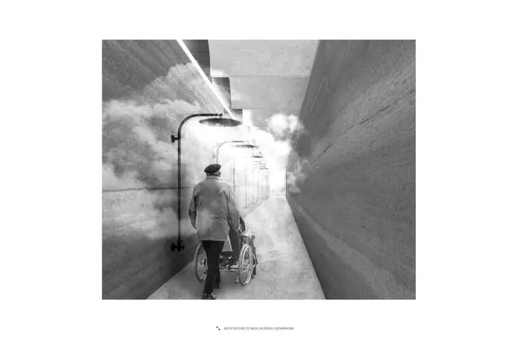 viewing corridor, inhalations