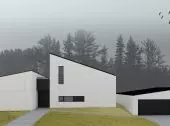 Design of a house with a forest in Mikolow