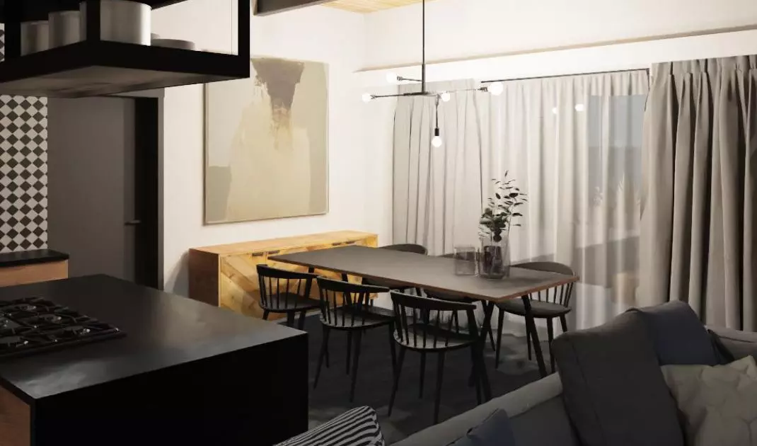 Design of a house with a forest in Mikolow