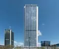 A view of the skyscraper complex